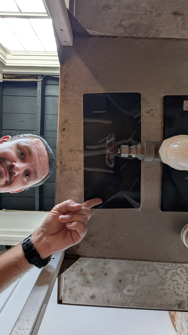 Adding Sorbothane to quiet a metal sink