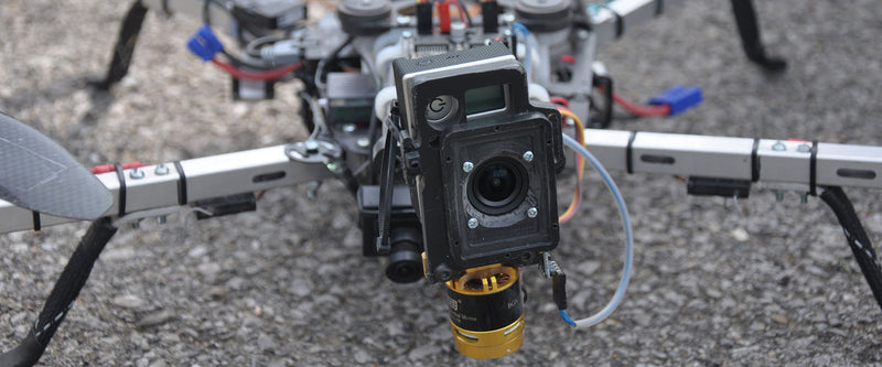 Isolating the camera and GPS of a quadcopter