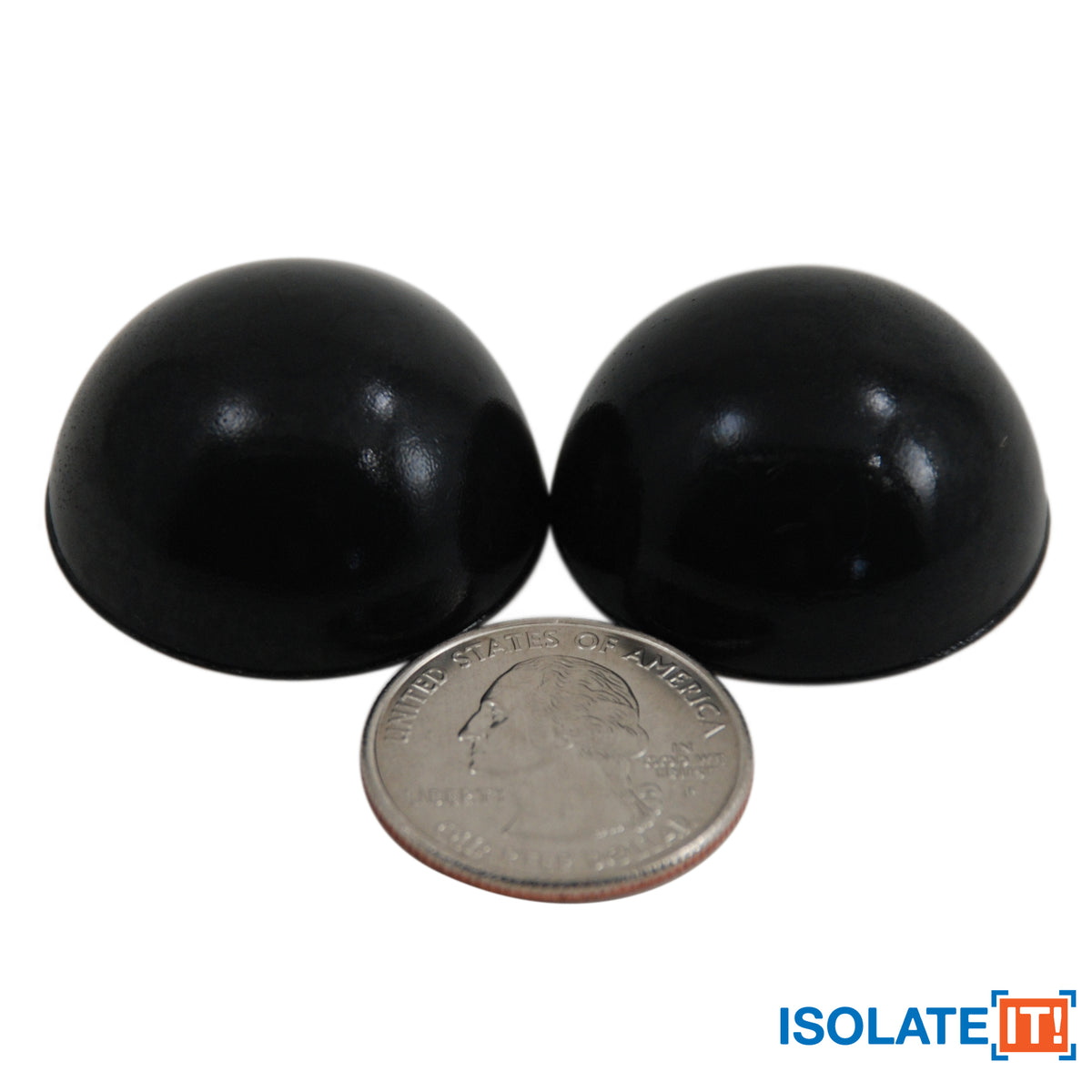 1.25 vibration damping sorbothane hemisphere 0510120