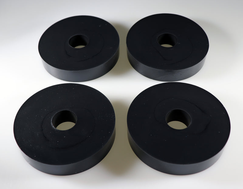 Sorbothane Premium Vibration Isolation Washer (4" OD x 1" ID x 1" Thick, 30 Durometer (Soft)) Sorbothane Premium Vibration Isolation Washer (4" OD x 1" ID x 1" Thick, 30 Durometer (Soft))