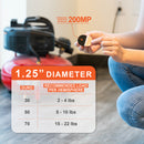 1.25" Dia Sorbothane Hemisphere Rubber Bumper Non-Skid Feet with Adhesive (Hemispheres )