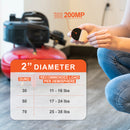 2" Dia Sorbothane Hemisphere Rubber Bumper Non-Skid Feet with Adhesive (Hemispheres )