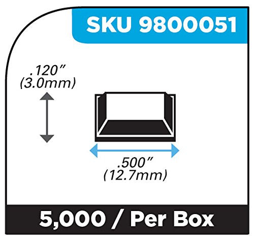 Square Clear 1-2" (12.7mm) W x 0.120" (3mm) H Cabinet and Furniture Bumpers