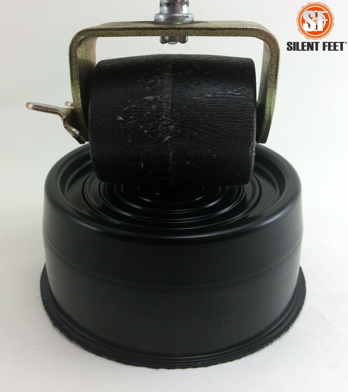 Silent Feet Anti-Vibration Riser for Beds - Superior All Surface Vibration Barrier - 4 Pack