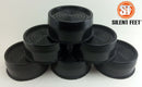Silent Feet Anti-Vibration Riser for Beds - Superior All Surface Vibration Barrier - 6 Pack