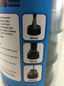 Silent Feet Anti-Vibration Riser for Beds - Superior All Surface Vibration Barrier - 4 Pack