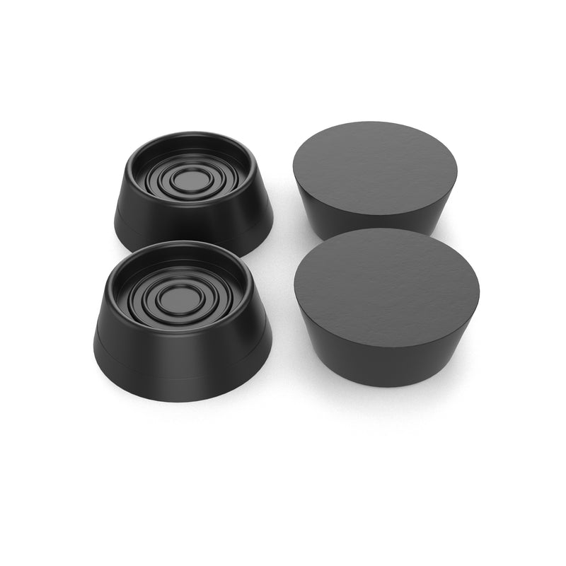 Anti-Walk Silent Feet Washing Machine Pads - Black Anti-Walk Silent Feet Washing Machine Pads - Black
