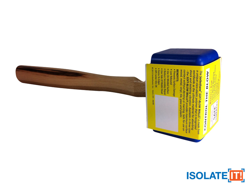 Sorbothane® Soft Blow Mallet - Viscoelastic Polymer Tool