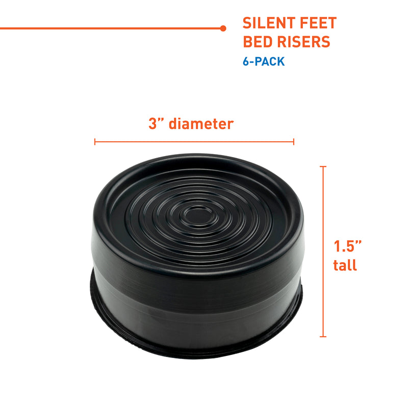 Silent Feet for bed dimensions 