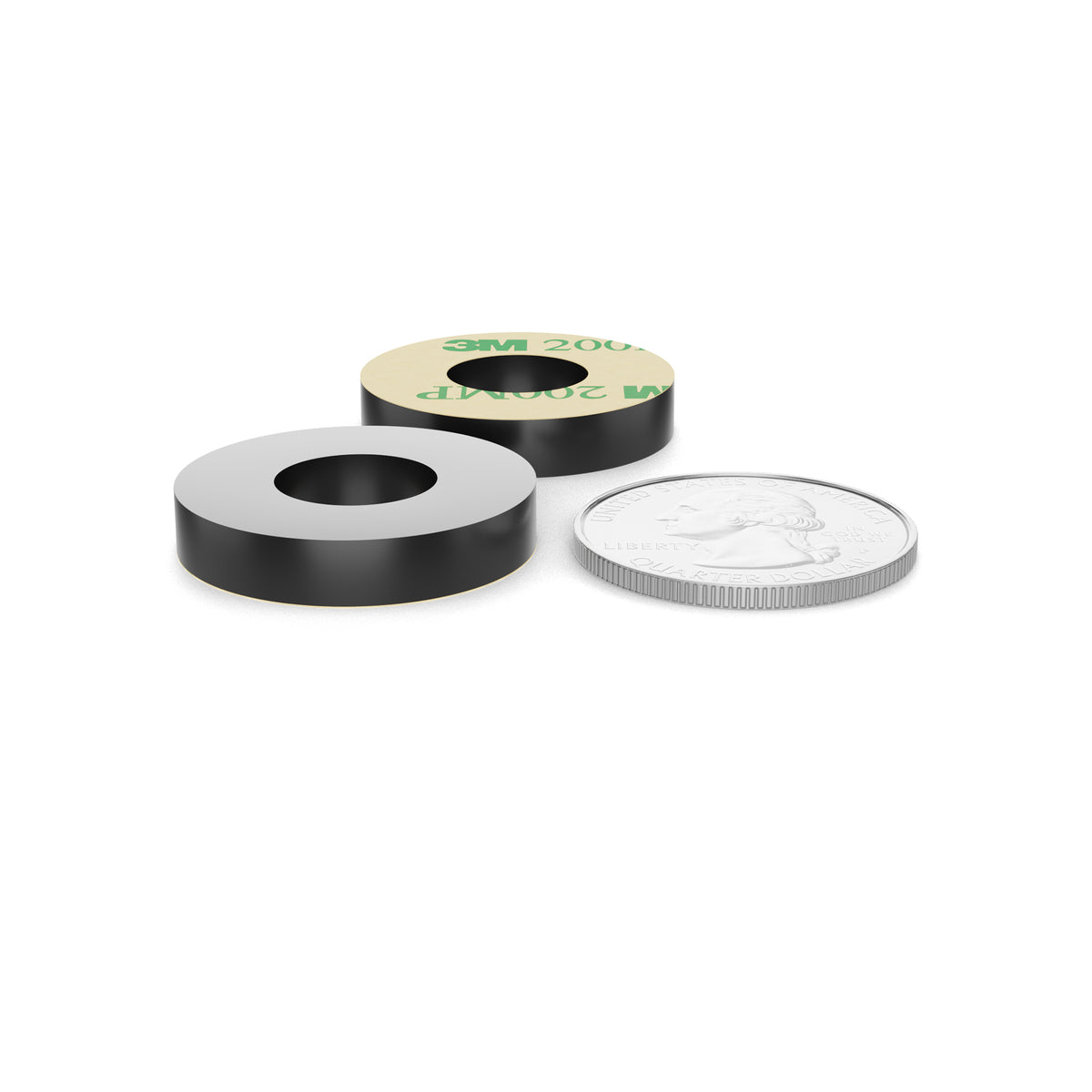 Sorbothane Vibration Isolation Washer with Adhesive