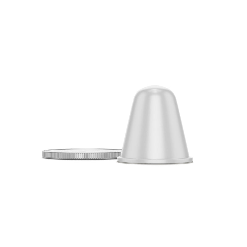 Conical Clear 0.750" (19.1mm) Dia x 0.750" (19.1mm) H Round Vibration Isolating Cabinet and Furniture Bumpers