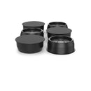 Silent Feet Anti-Vibration Riser for Beds - Superior All Surface Vibration Barrier - 6 Pack