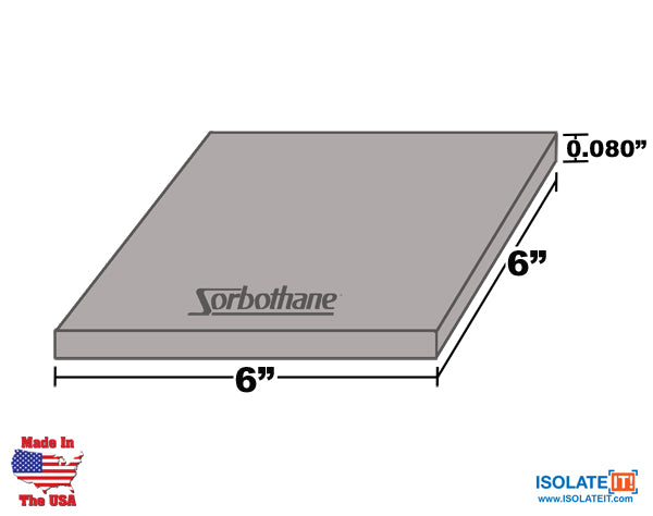 Sorbothane Vibrationsmatten 8-tlg - Antivibrationspads Für Geräte
