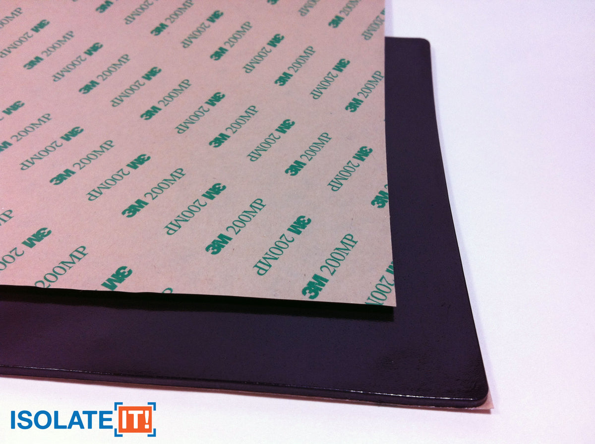 Sorbothane Acoustic and Vibration Isolation Square 7" x 7" Pads